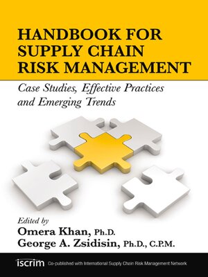 cover image of Handbook for Supply Chain Risk Management
